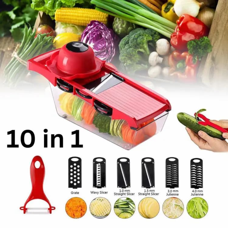 10 in 1 Multifunction Vegetable Slicer Cutter