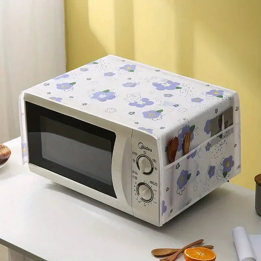 Fridge & Oven Dust Cover With Storage Pocket Waterproof